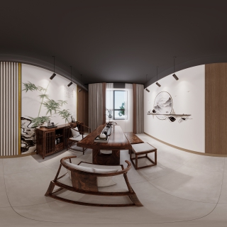 新中式茶室360