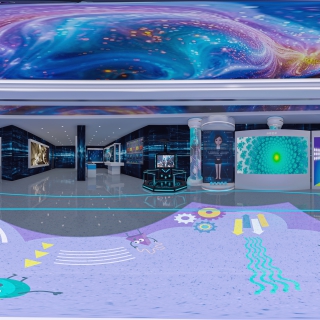 现代科技馆三楼展厅全景1