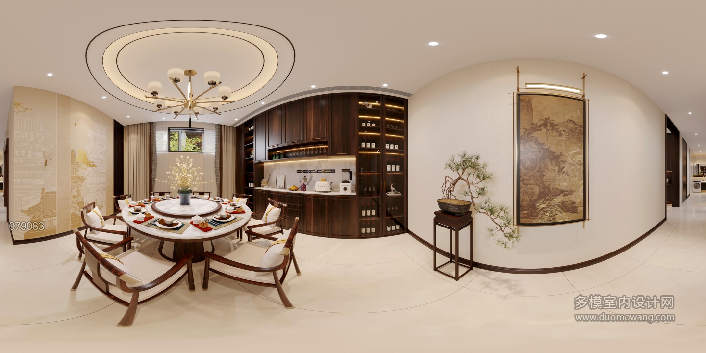 新中式餐厅360