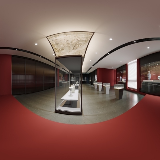 现代展厅全景