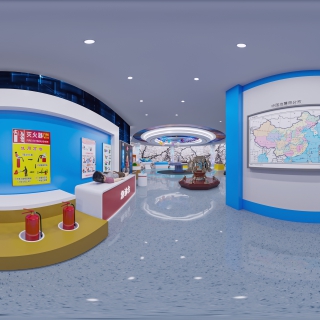 现代科技馆五楼展厅全景2
