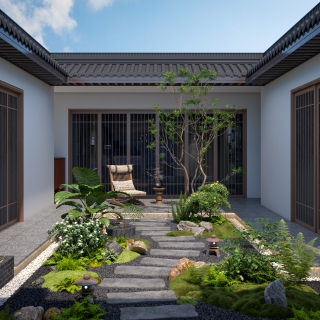 新中式小院景观