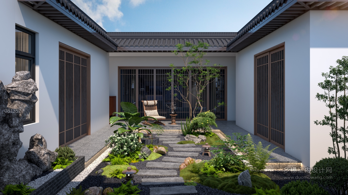 新中式小院景观