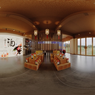 现代品酒区全景