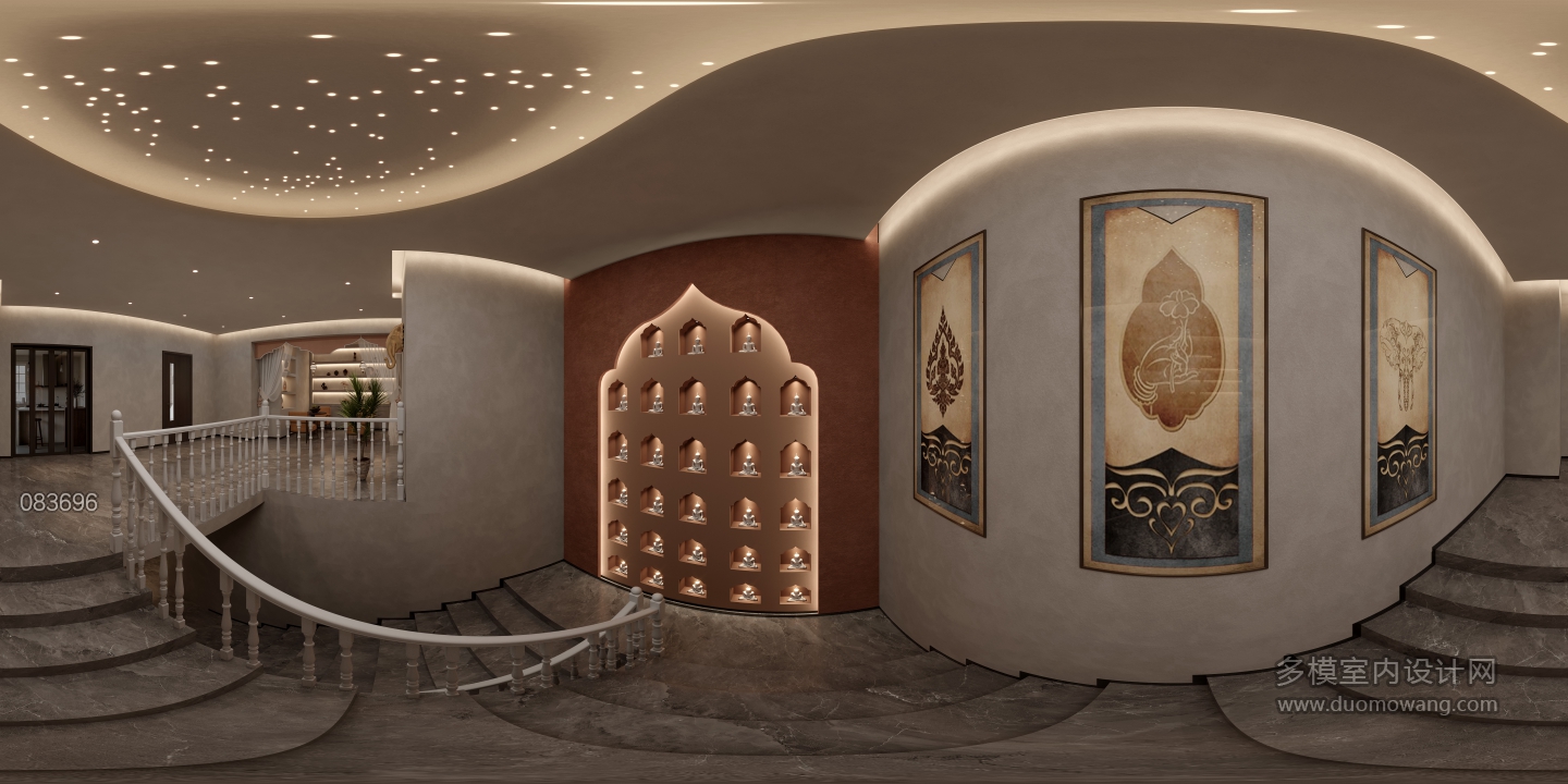 二楼楼梯间全景