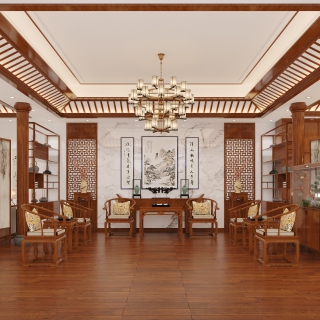 新中式堂屋