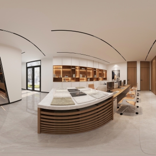 现代展厅公共办公区 (1)