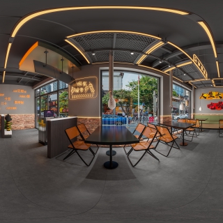 现代工业烧烤店360
