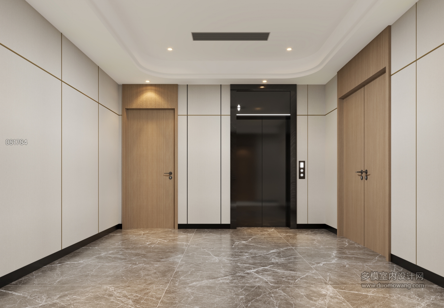 现代电梯间