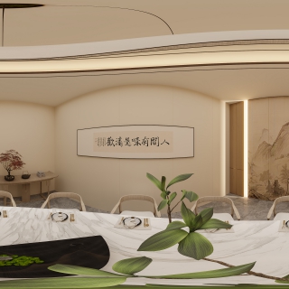 中式包间全景