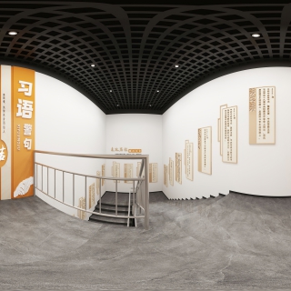 现代廉政展厅楼梯全景3 (1)