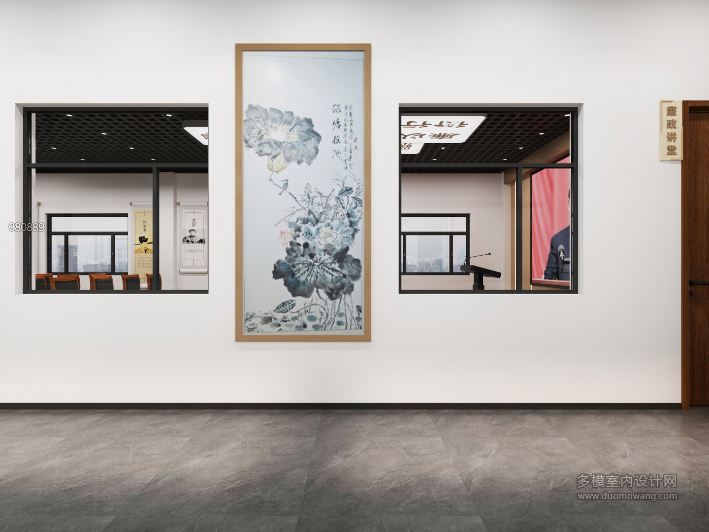 现代廉政展厅左侧走廊静态4 (1)