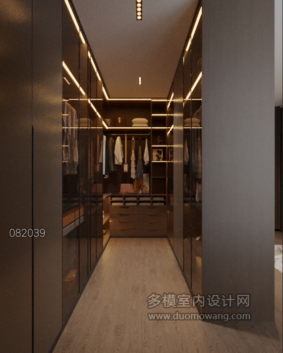 意式主卧衣帽间