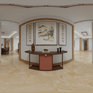 现代玄关全景