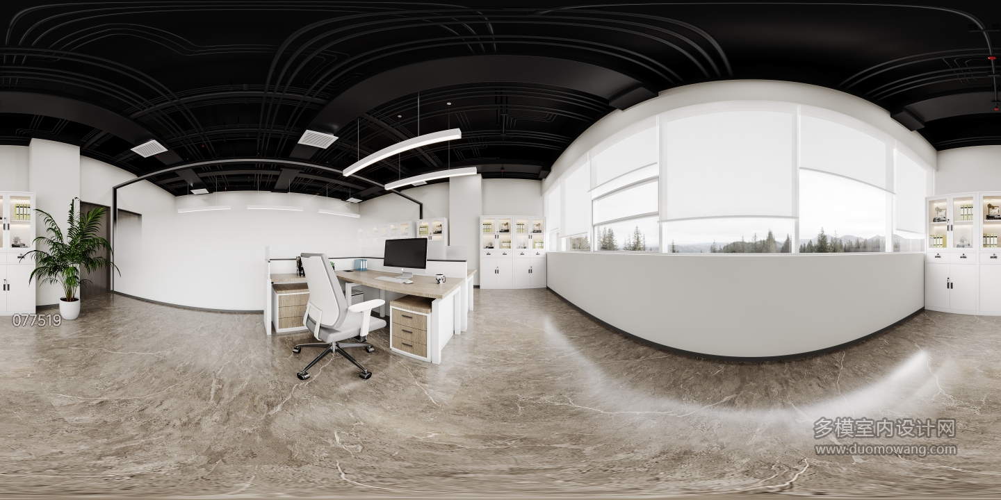 现代-副总办公室全景