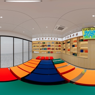 现代商铺门店全景