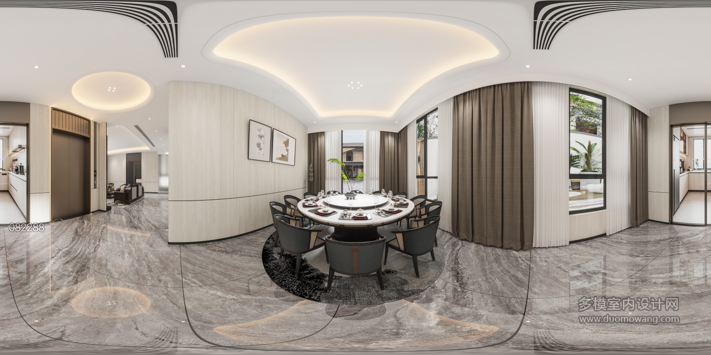 新中式餐厅360