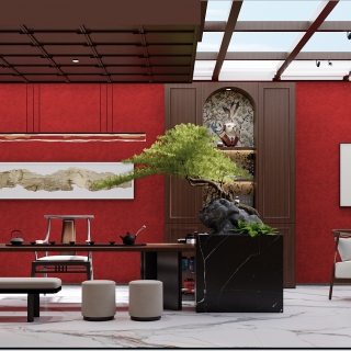 中古风 茶室 静态2