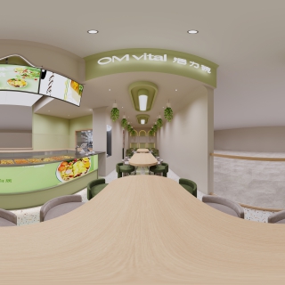 现代轻食店全景2