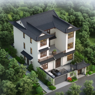 登岗中式自建房鸟瞰