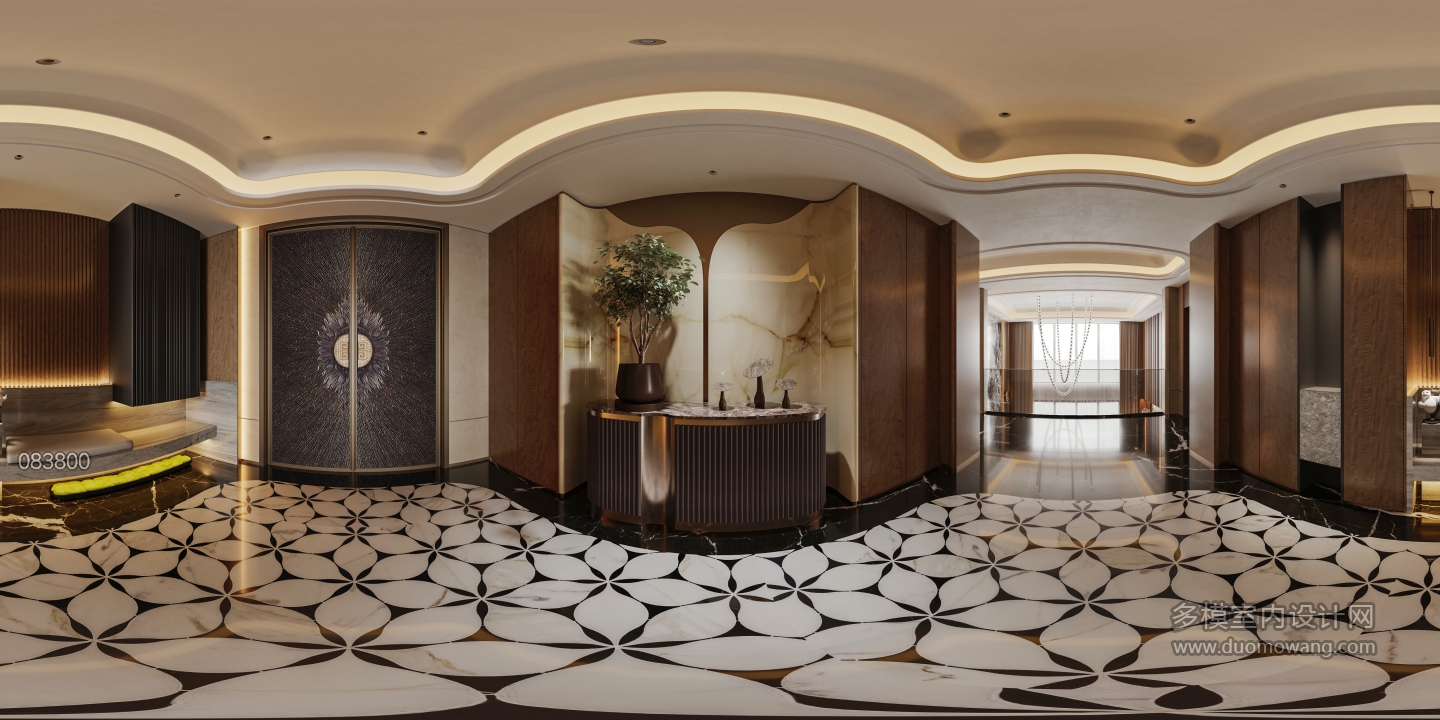 轻奢二层走廊360