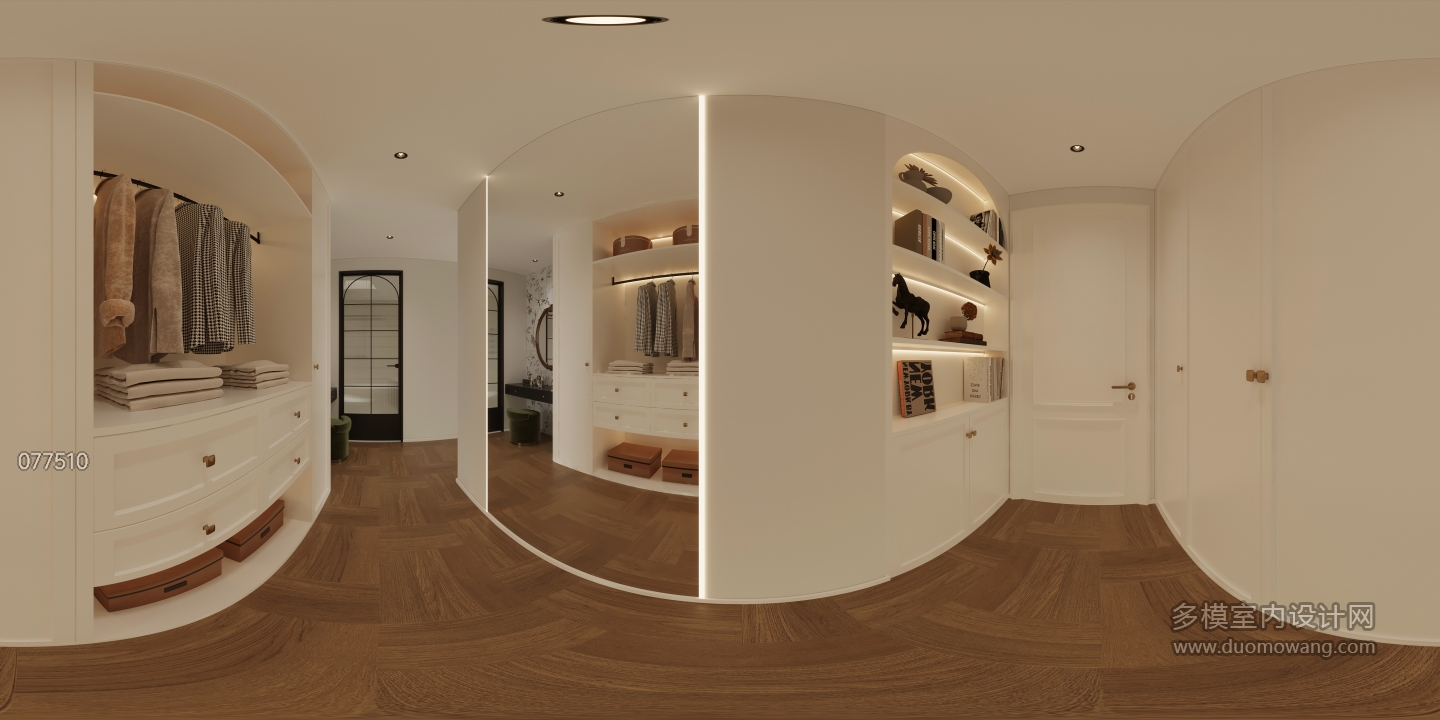 美式次卧2梳妆台