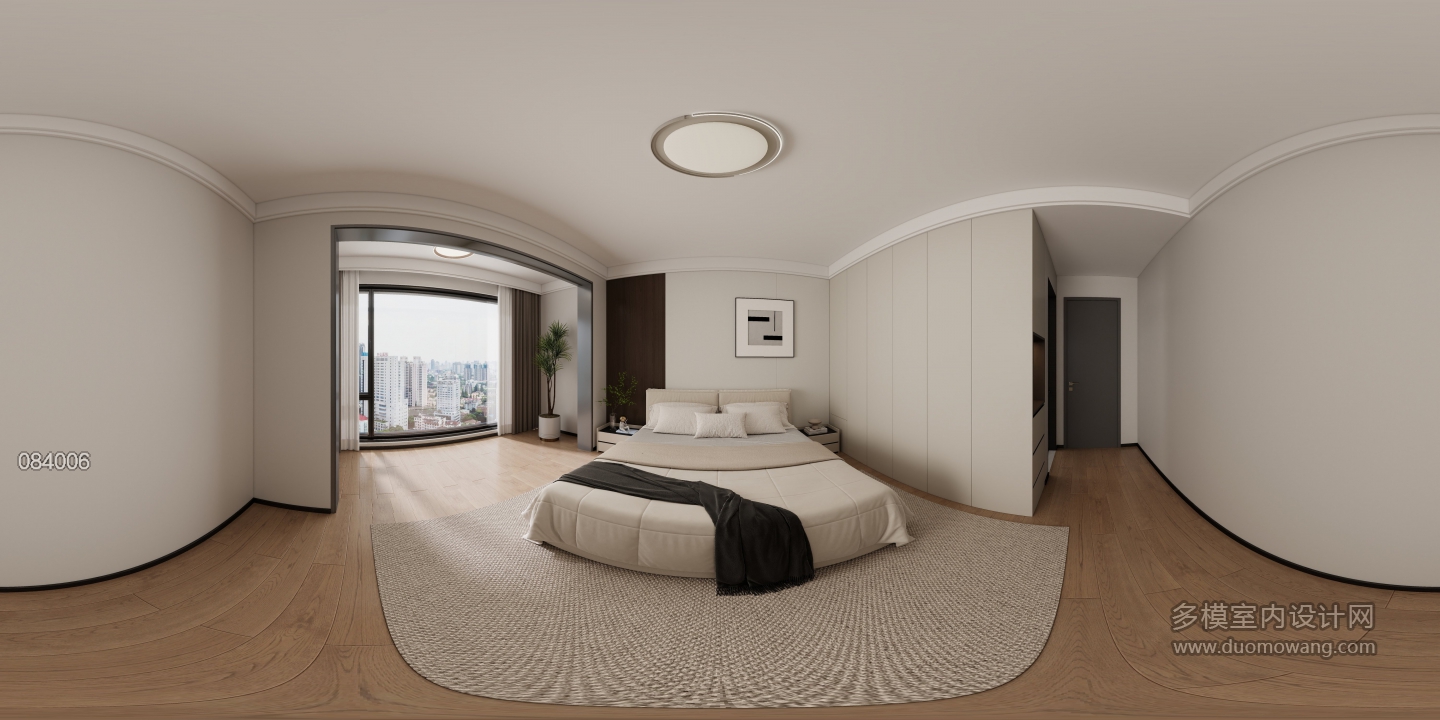 现代简约主卧