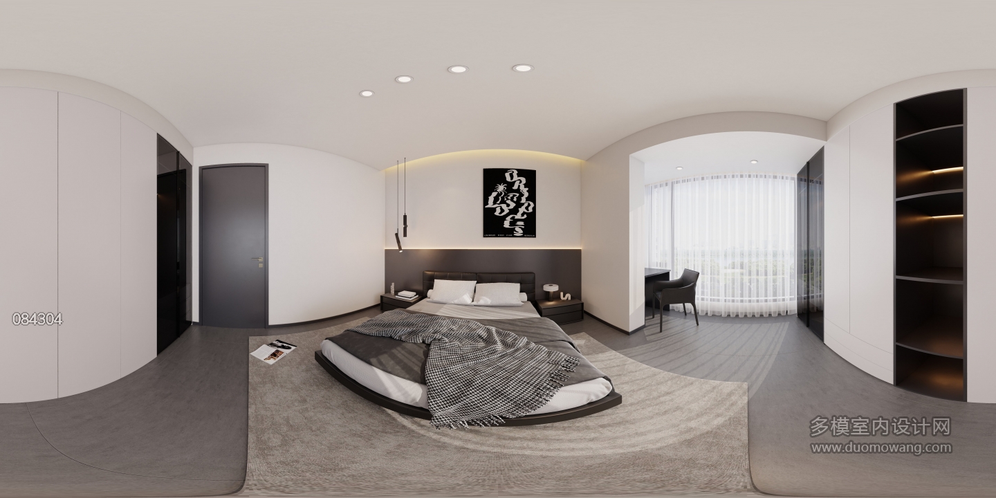 黑白灰-主卧