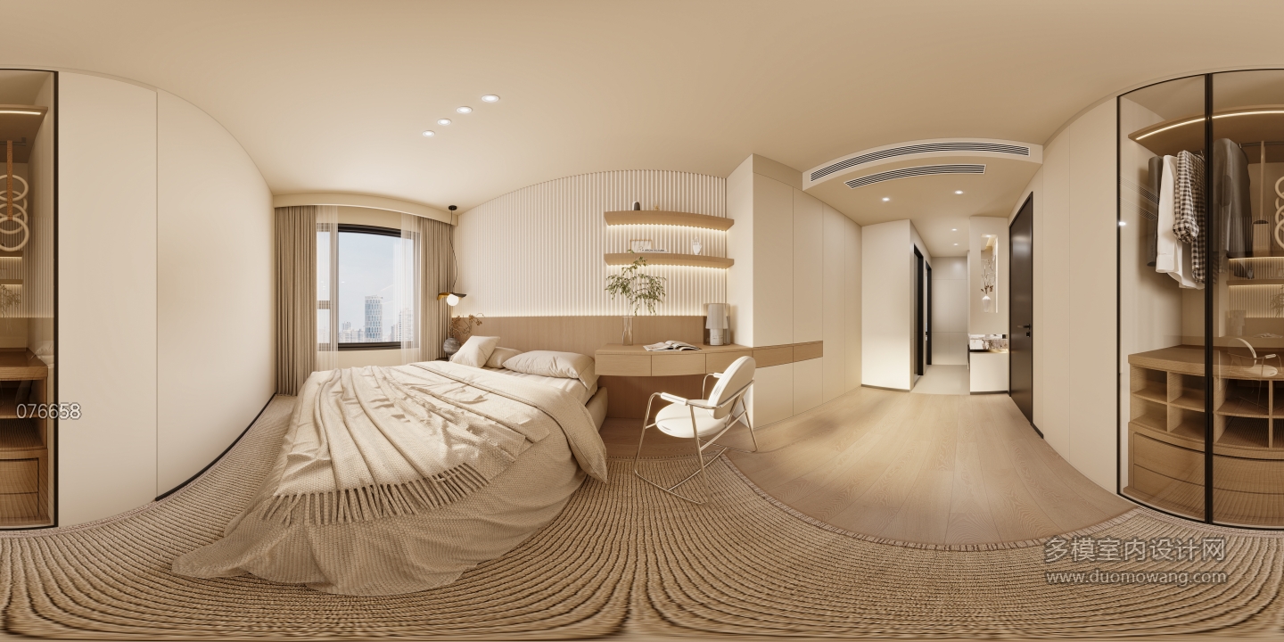 现代主卧-全景
