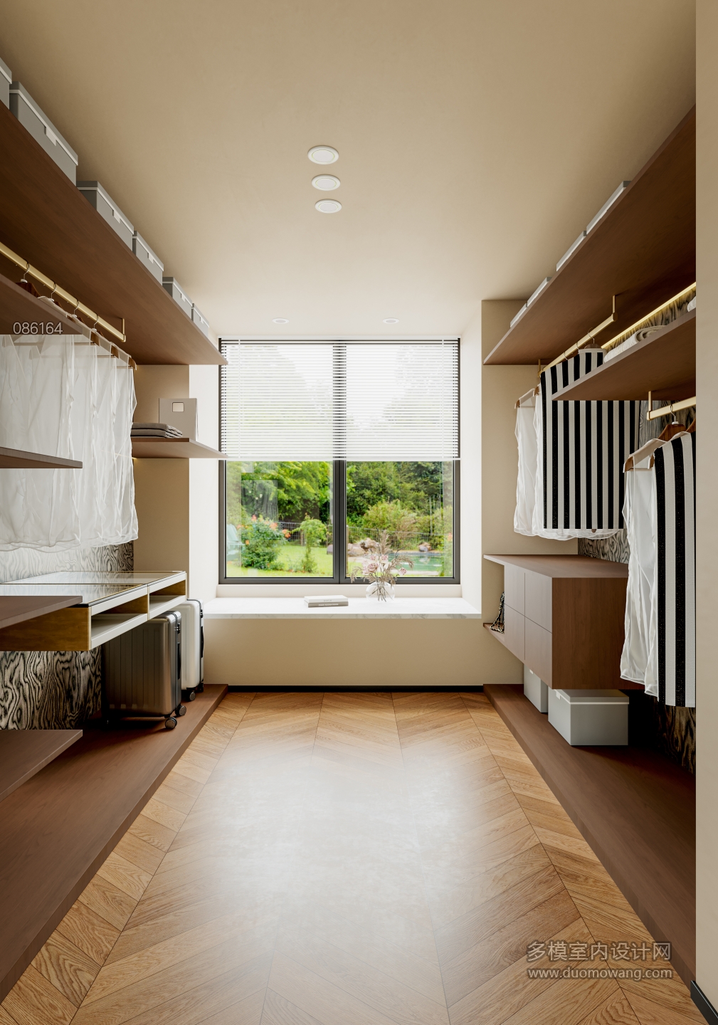 复古衣帽间单张