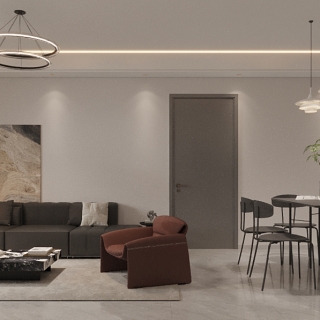 现代客厅沙发墙