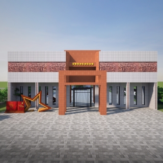 建筑方案1透视