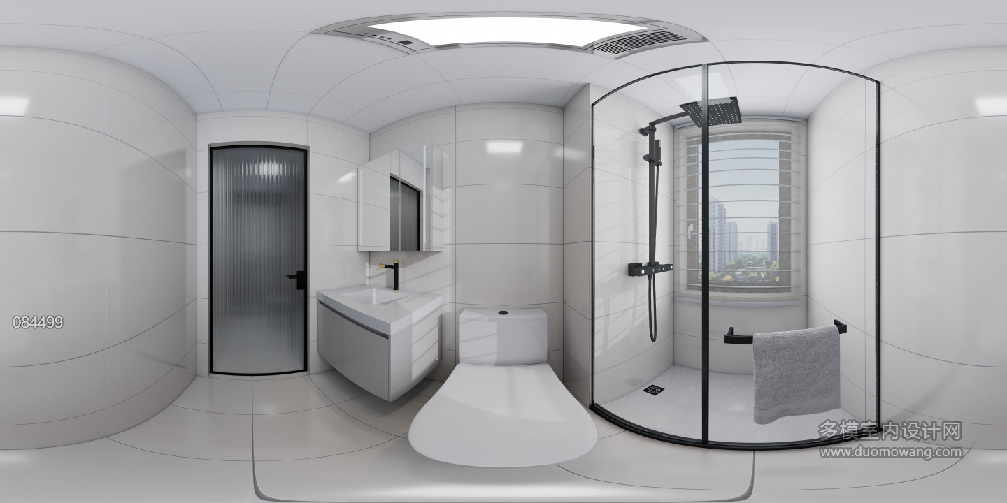 现代-1号楼B户型（有窗公卫）