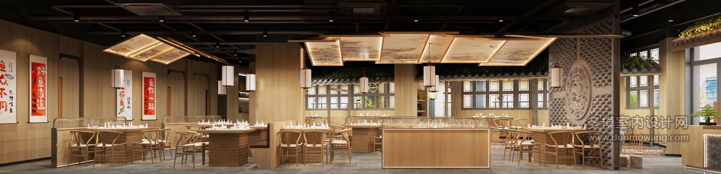 新中式餐厅大厅静态a (1)