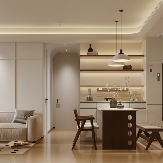 现代中古沙发背景特写