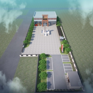建筑方案1鸟瞰