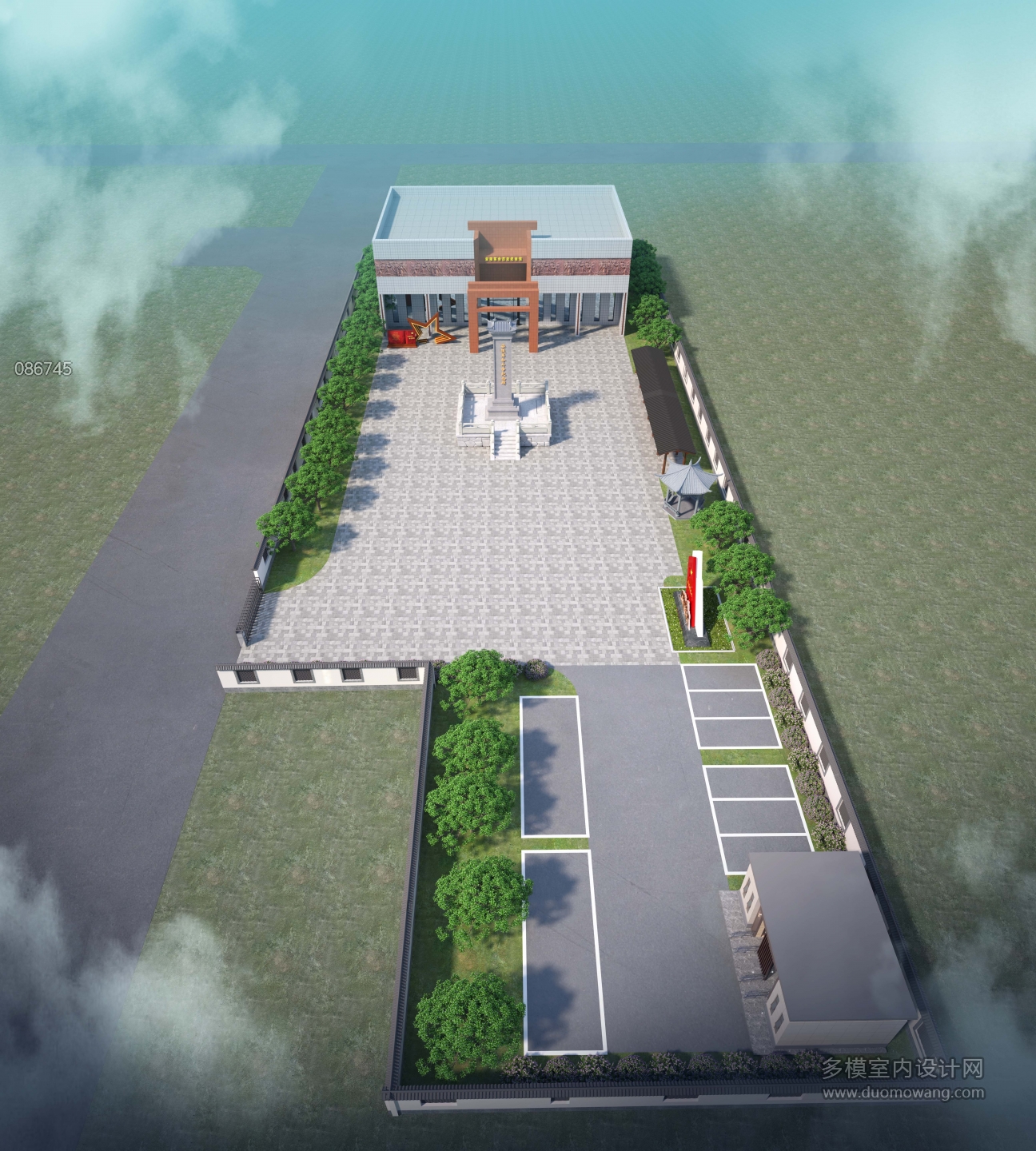 建筑方案1鸟瞰