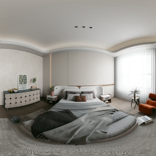 现代3F主卧全景1