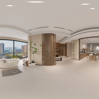 新中式360客厅