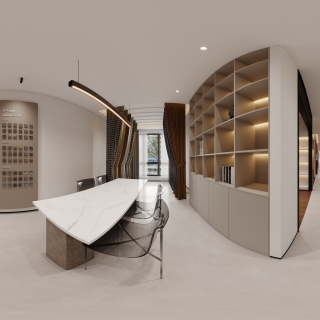 现代窗帘灯具展厅
