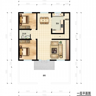 别墅二层1彩屏