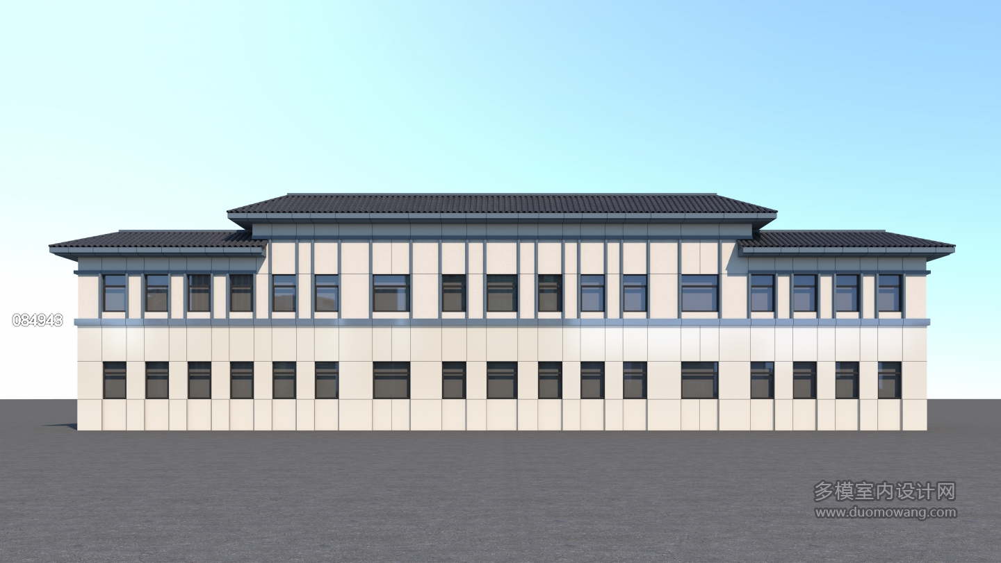 办公楼北立面