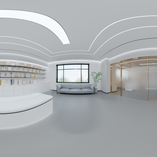 现代展厅全景