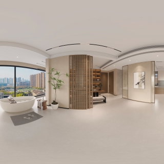 新中式360客厅