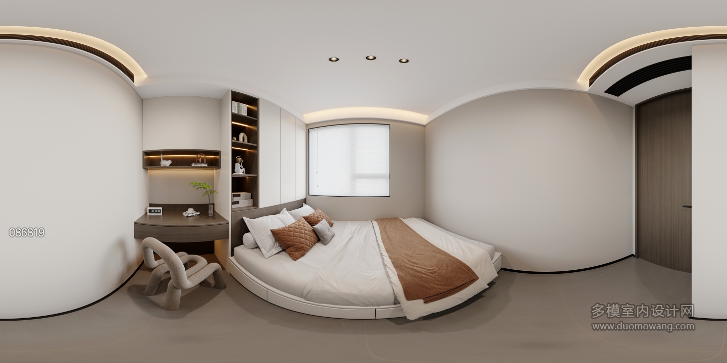 意式男孩房全景