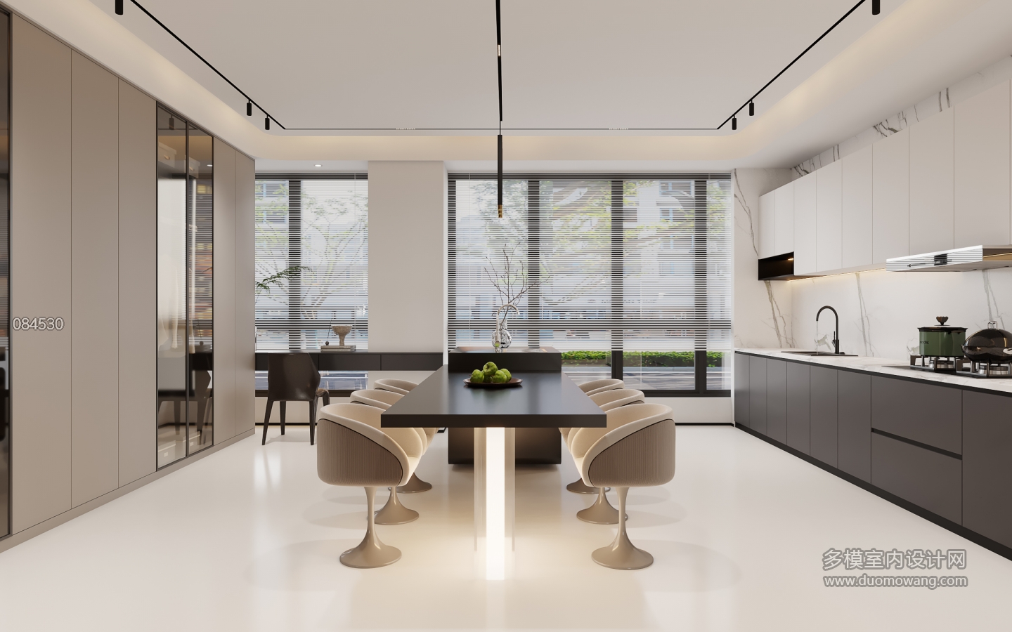 现代柜体展厅1特写