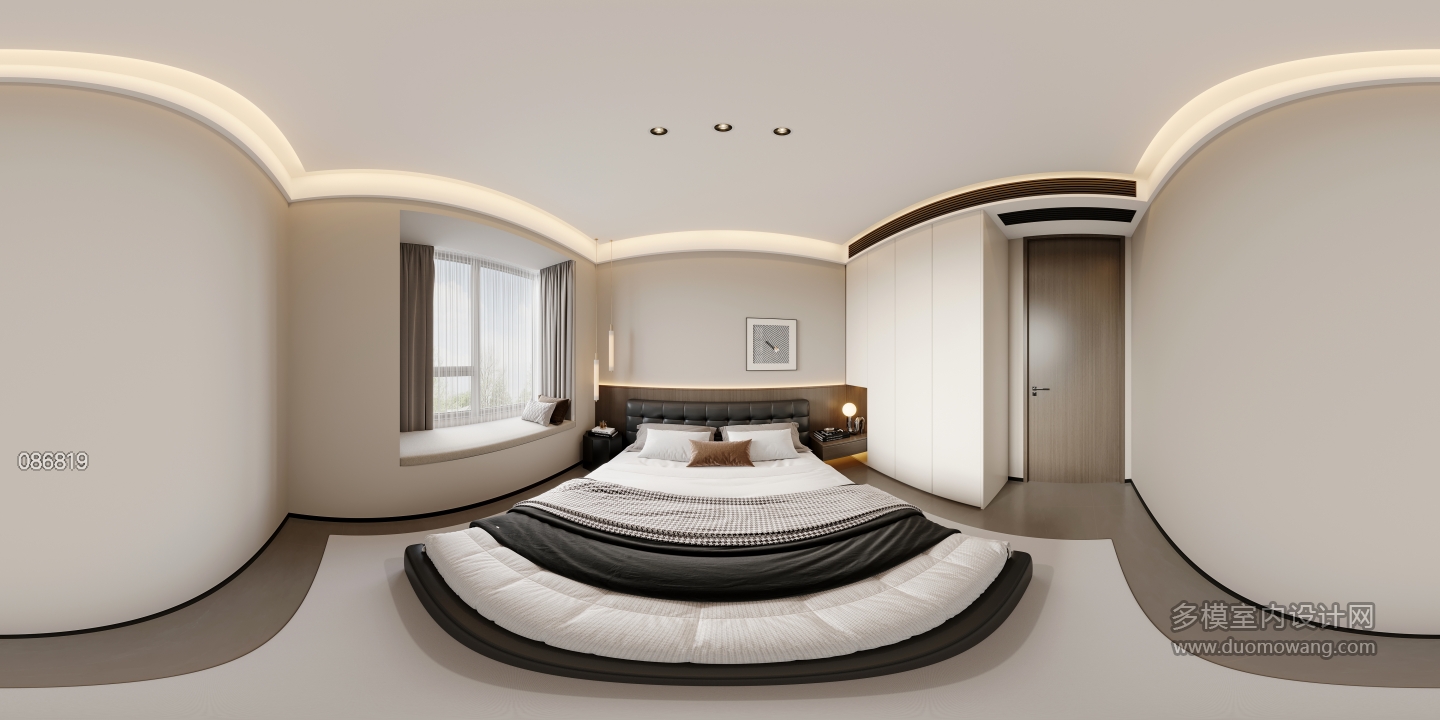 意式主卧全景