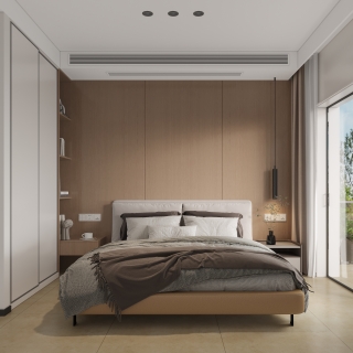 现代卧室1方案1