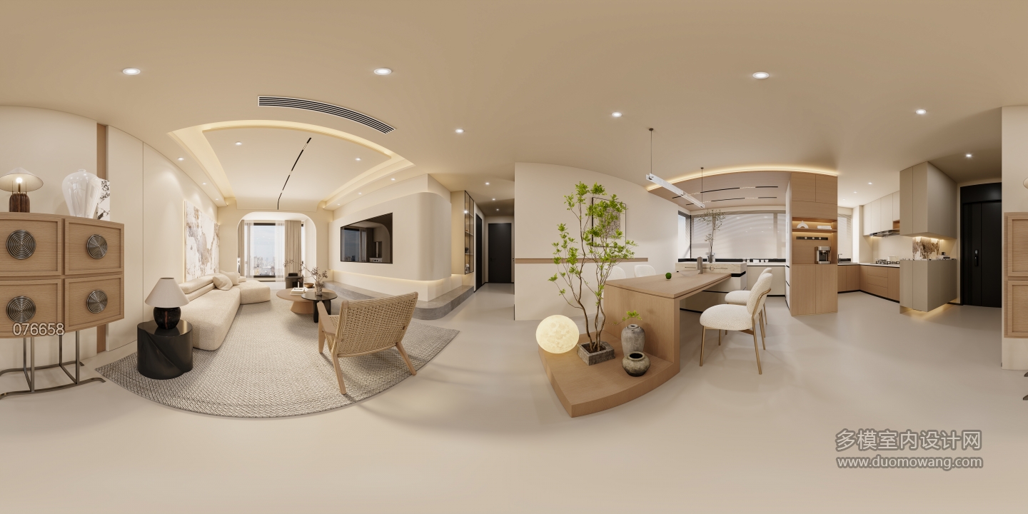 现代客餐厅-全景