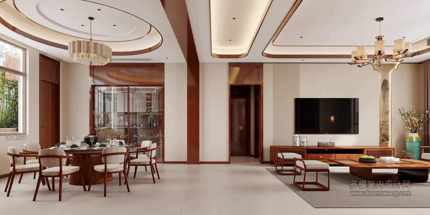 宋氏客厅电视墙